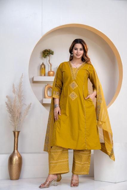 Janni 3pcs wholesale kurtis surat guest post